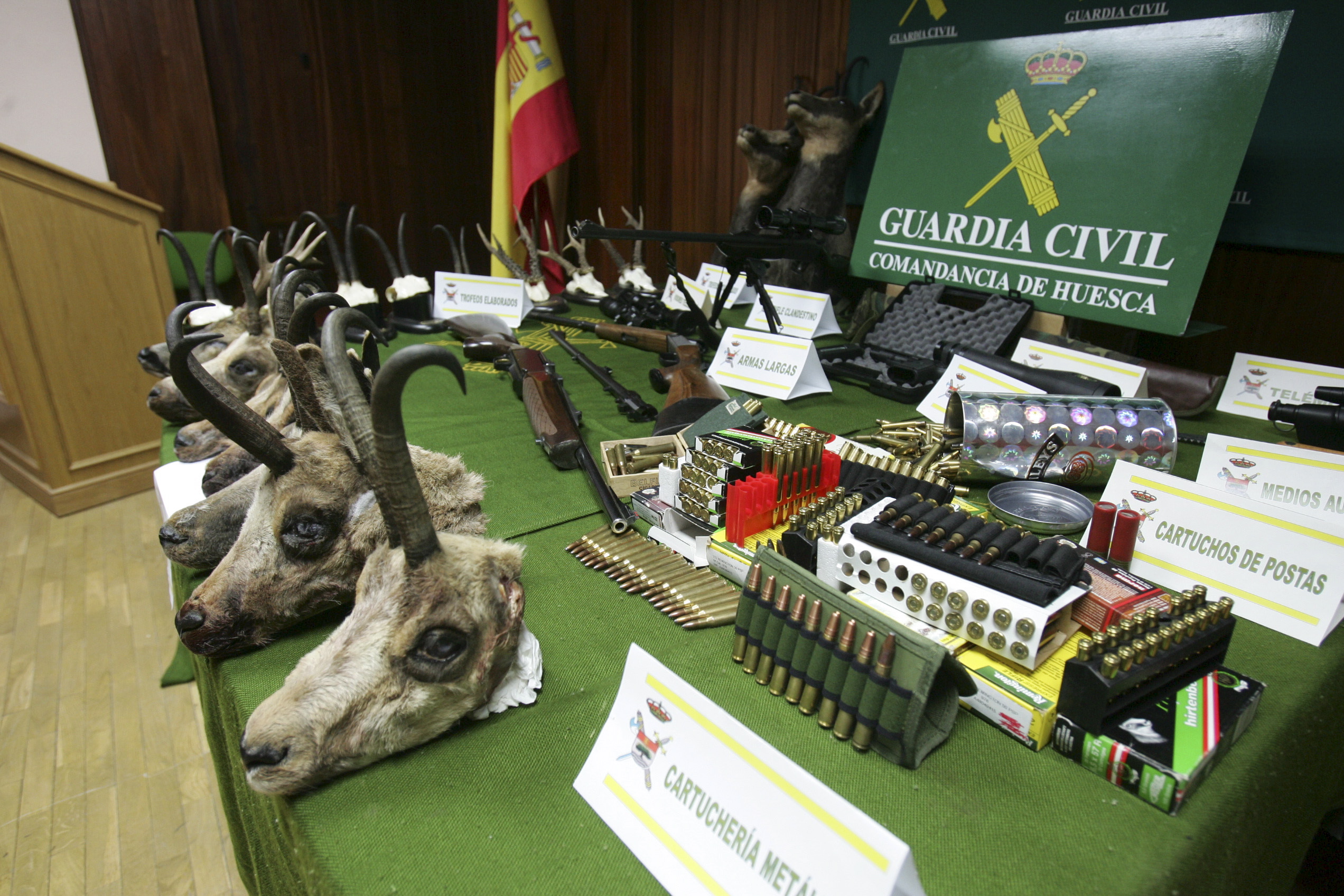 Más de 600 infracciones en materia de caza y pesca en lo que va de 2012 en Aragón